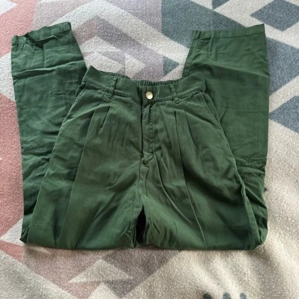 Big Bud Press Green Cotton Trouser Pants Small